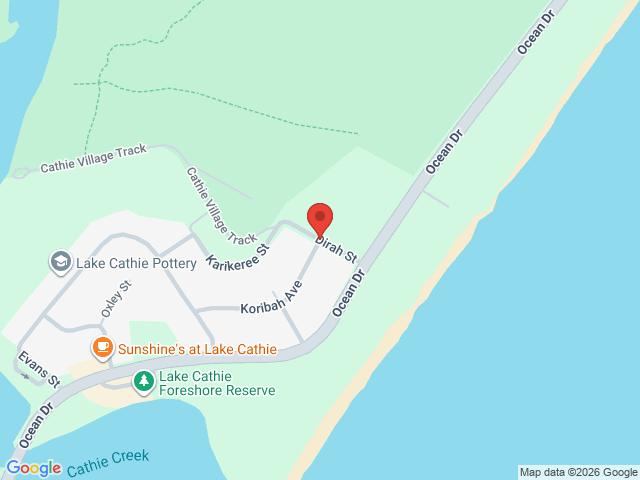 Map showing event location