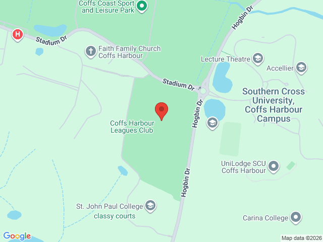 Map showing event location