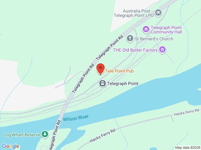 Map showing event location